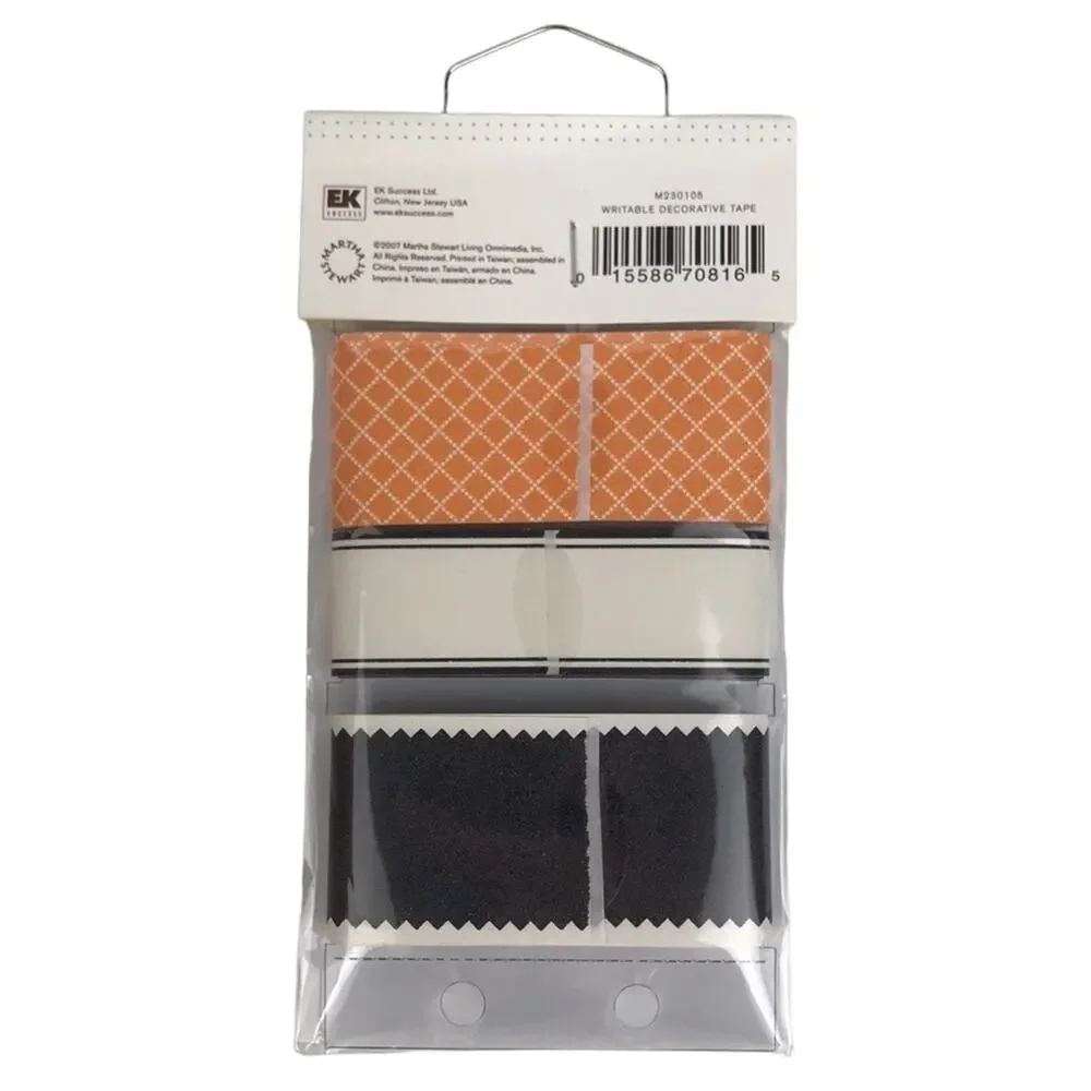Martha Stewart Crafts Halloween Decorative Tape Jack-O-Lanterns Fall Lot of 4